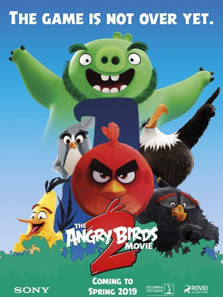 Sony Pictures The Angry Birds Movie Full Movie Foto Stok Editorial