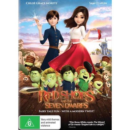 The Seven Dwarfs Movie Chloe Red Shoes DVD English Cartoon