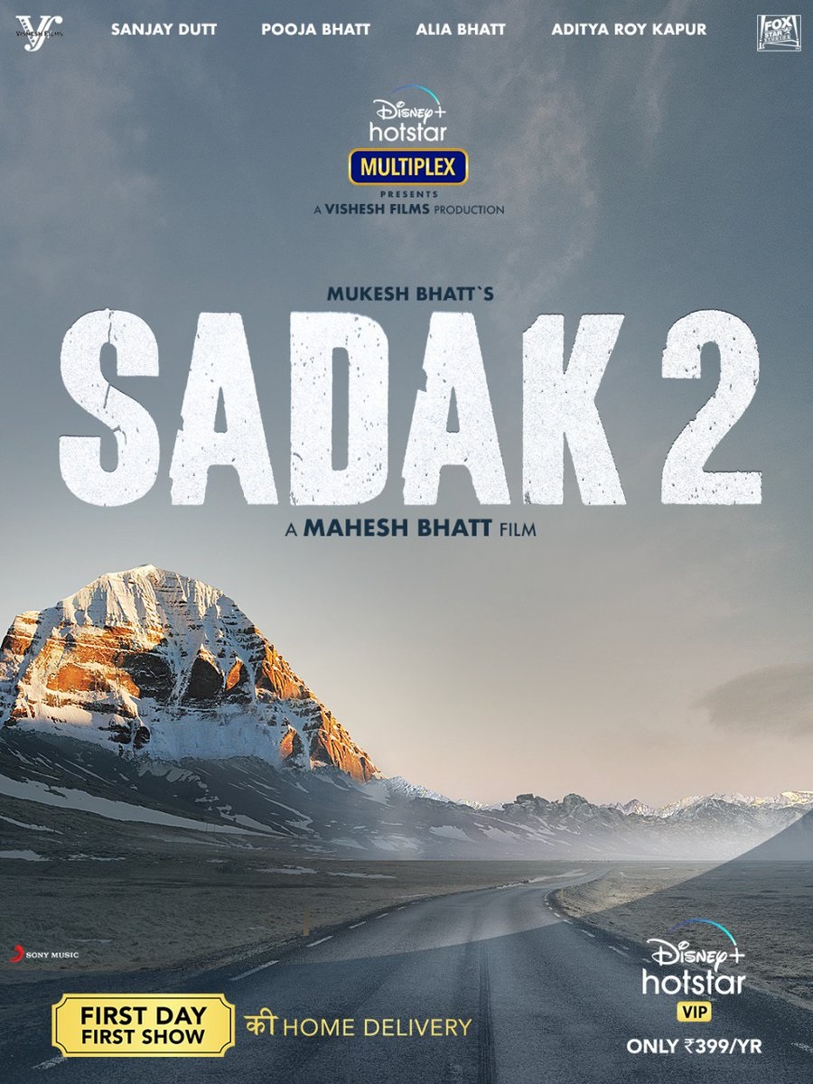 Film Sadak Sadak Disney Plus Justwatch Alia Bhatt Watch Sadak Free